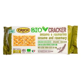 Крекеры с кунжутом и розмарином органические Crich 250 г