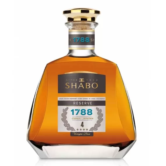 Коньяк Украины Shabo Reserve 1788 4 года выдержки 0,5л 40%
