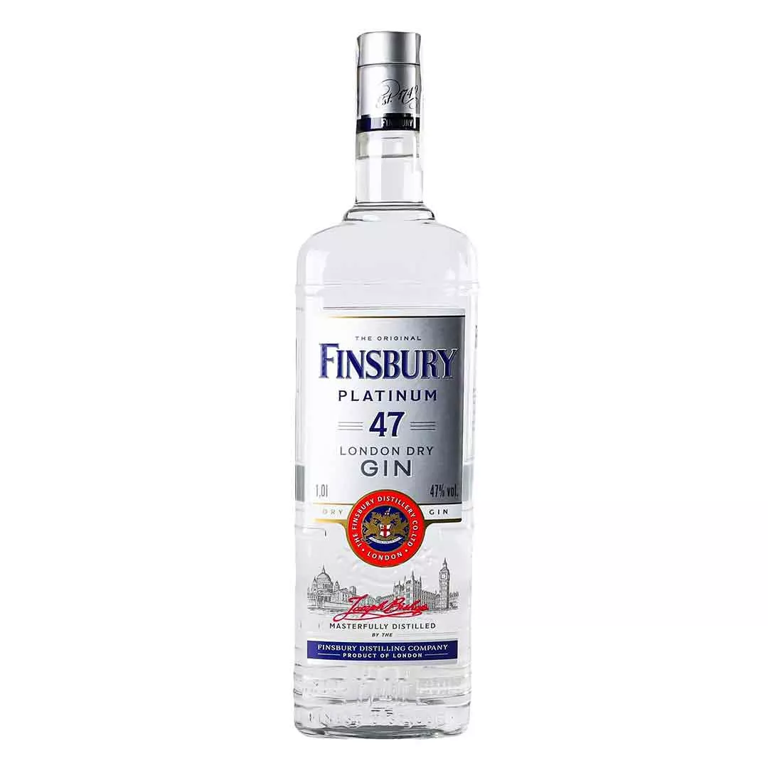 Джин Finsbury Platinum London Dry Gin 1л 47%