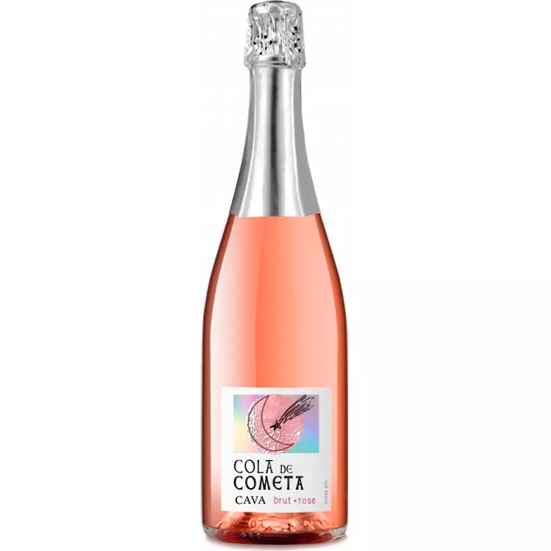 Вино игристое Cola de Cometa Cava розовое брют 0,75л 11,5%