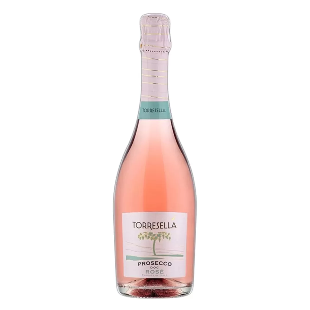 Вино игристое Torresella Prosecco Rose Brut D.O.C. розовое брют 0,75л 11,5%