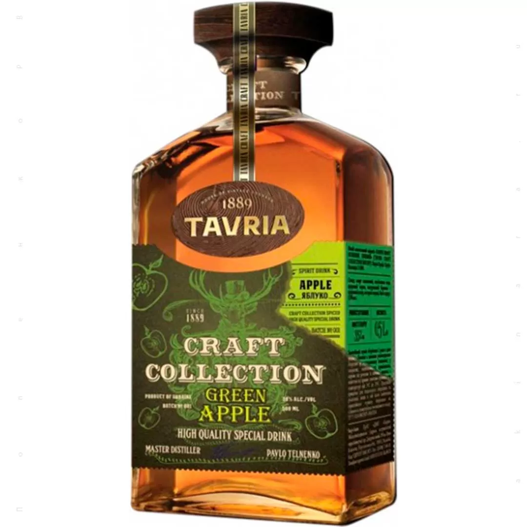 Бренди Tavria Craft Collection Apple 5 лет выдержки 0,5л 30%
