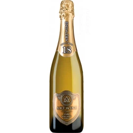 Вино ігристе Artwine біле напівсолодке 18 місяців витримки 0,75л 10-13,5%
