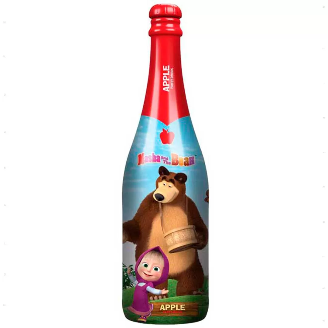 Детское шампанское Royal Sekt Masha and The Bear безалк. со вкусом яблока 0,75л 0%