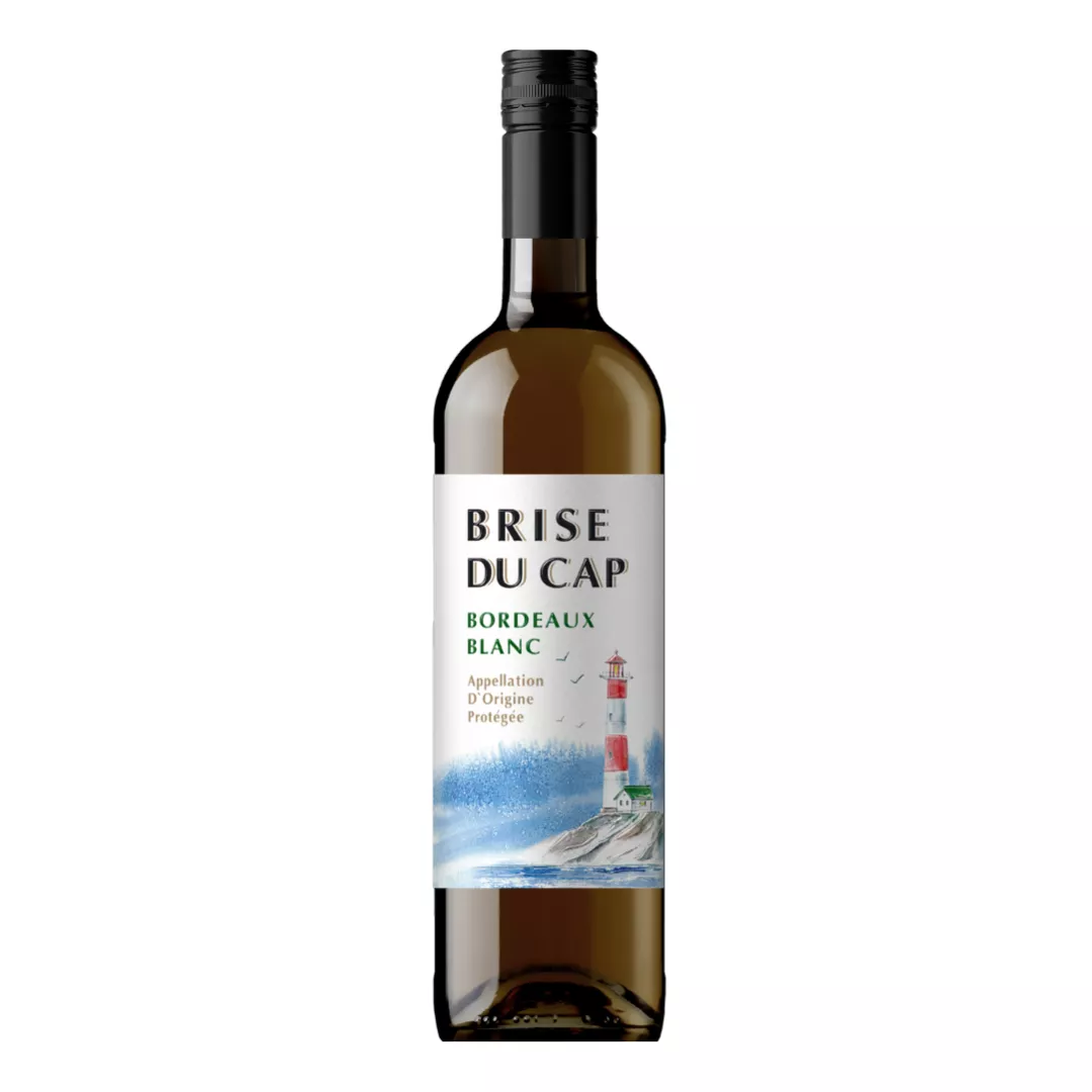 Вино Brise du Cap Bordeaux blanc AOC сухое белое 0,75л 12%