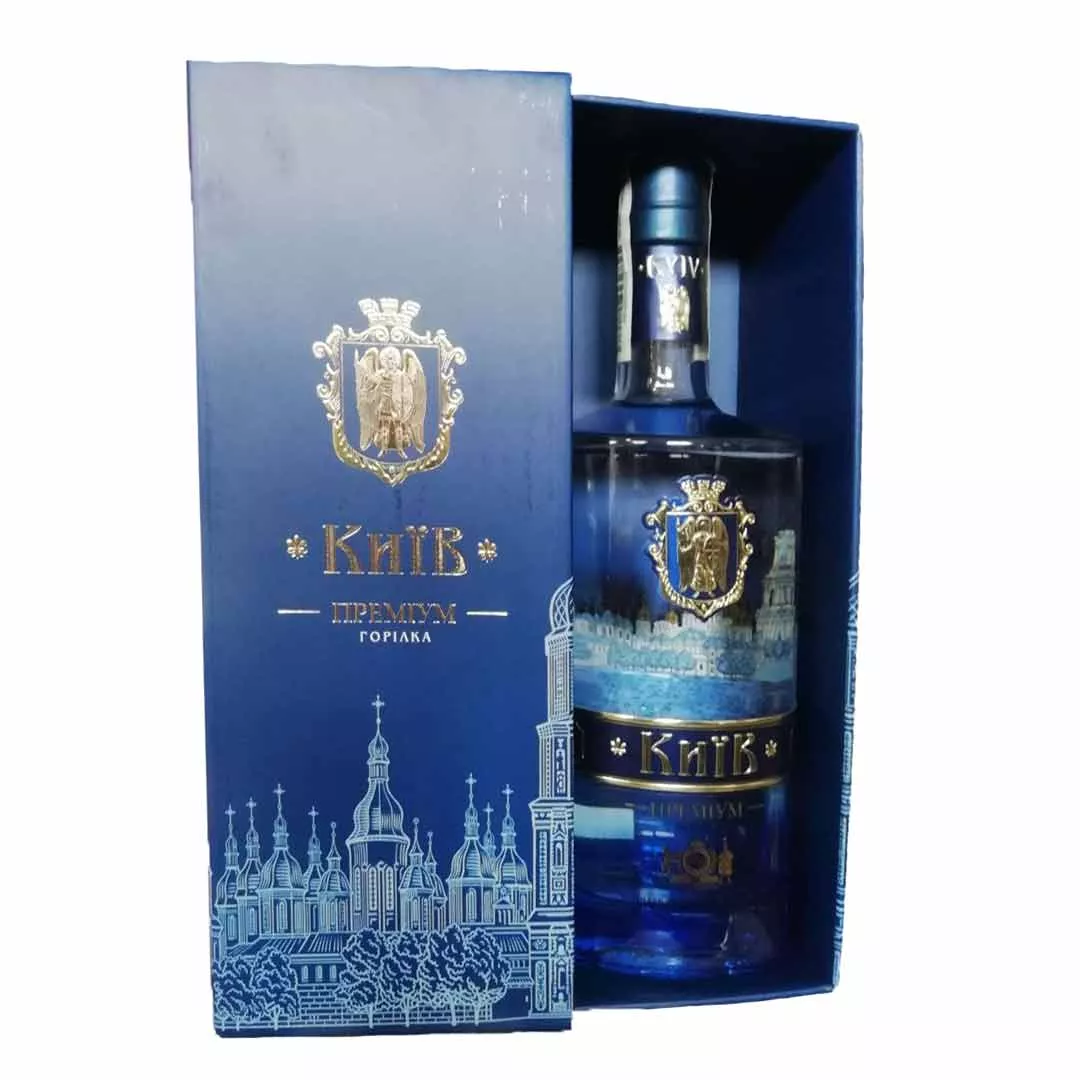 Водка Киев 0,75 л 40% в сувенирной коробке