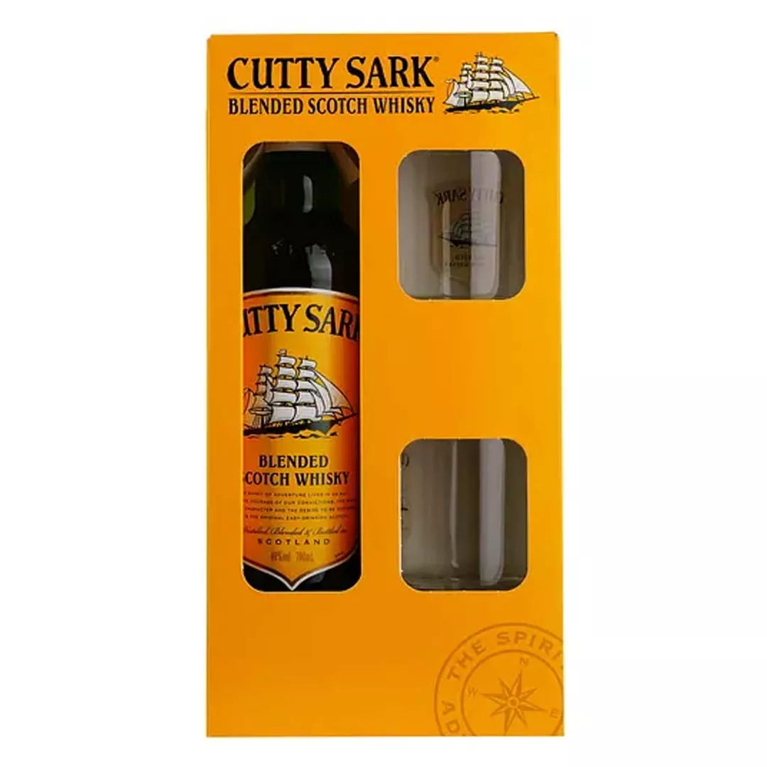 Виски Набор Cutty Sark 40% 0,7 л + 2 стакана