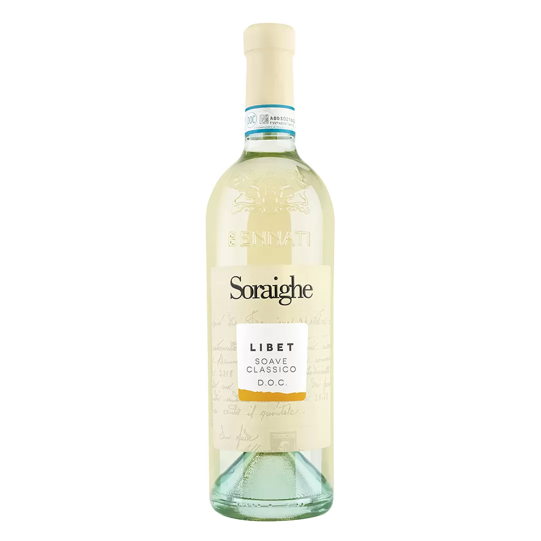 Вино Soraighe Libet Soave Classico DOC біле сухе 0,75л 12,5%