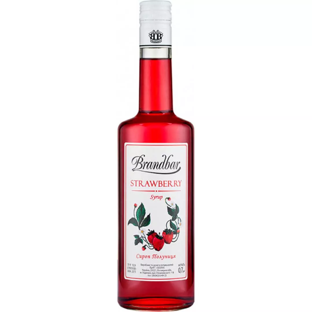 Сироп Brandbar Strawberry Клубничный 0,7л ПЕТ