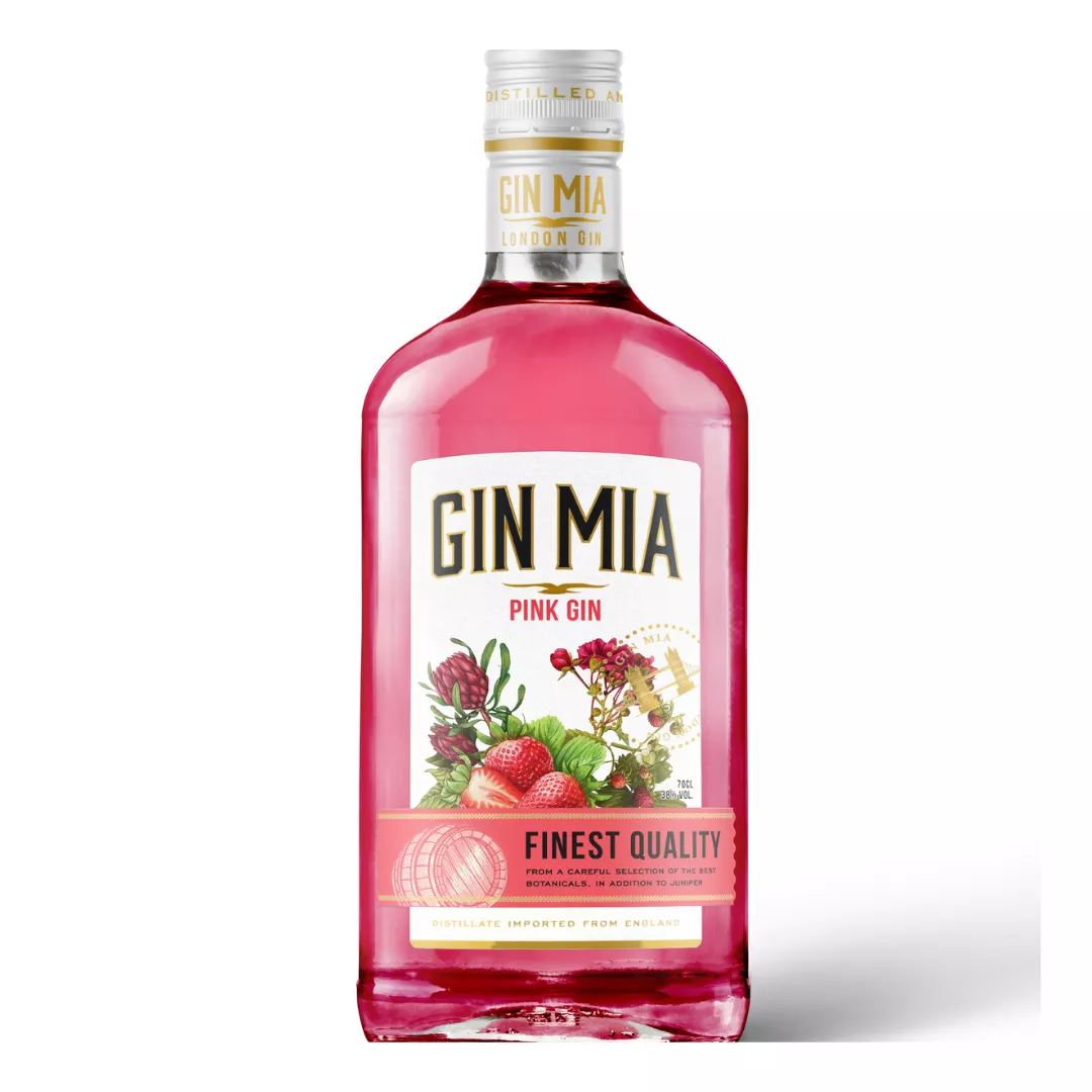 Джин Gin Mia Клубника 0,7л 38%