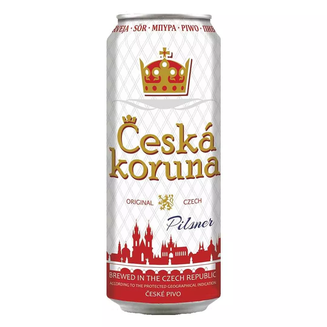 Пиво Ceska Koruna Pilsner светлое фильтрованное 4,1% 0,5л