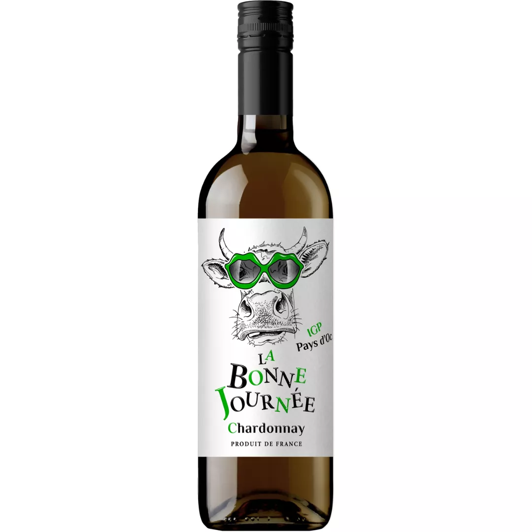 Вино La Bonne Journee Chardonnay IGP Pays d'Oc сухое белое 0,75л 13%