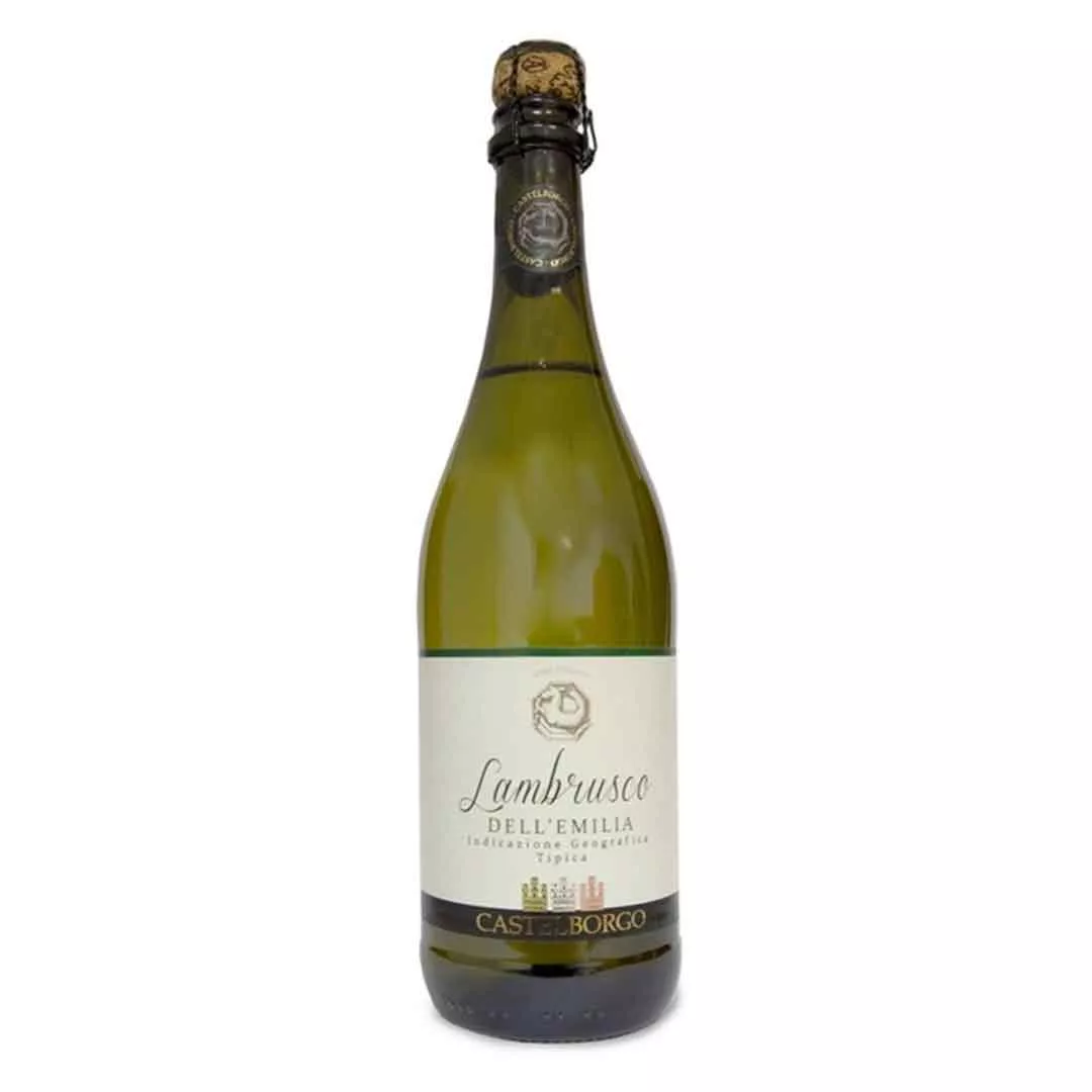 Вино игристое Vinicola Decordi Castelbоrgo Lambrusco Dell'emilia белое полусухое 0,75 л 8%