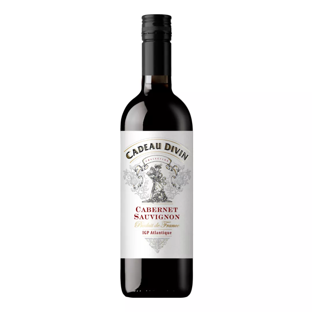 Вино Cadeau Divin Cabernet Sauvignon IGP Atlantique сухое красное 0,75л 13%
