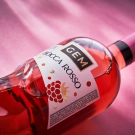 Напиток винный слабоалк. газированный GEM Bocca Rosso полусладкий розовый 0,75л 6,9% купить