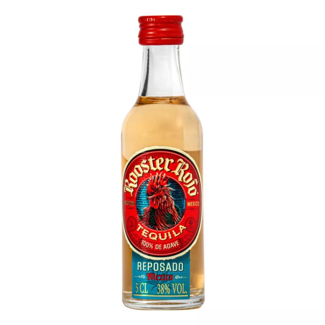 Текила Rooster Rojo Reposado 0,05л 38%