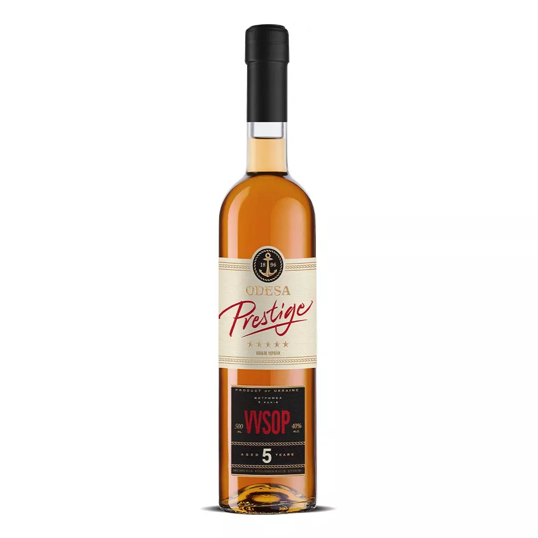 Бренди Odessa Prestige ординарный 5 лет выдержки 0,5л 40%
