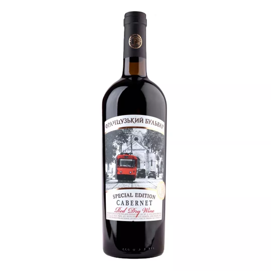 Вино Французский бульвар Cabernet Select красное сухое 0,75л 10-13%