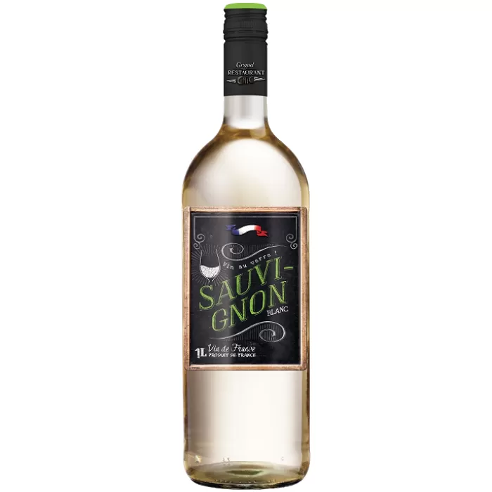 Вино Grand Restaurant Chic Sauvignon Blanc белое сухое 1л 11,5%