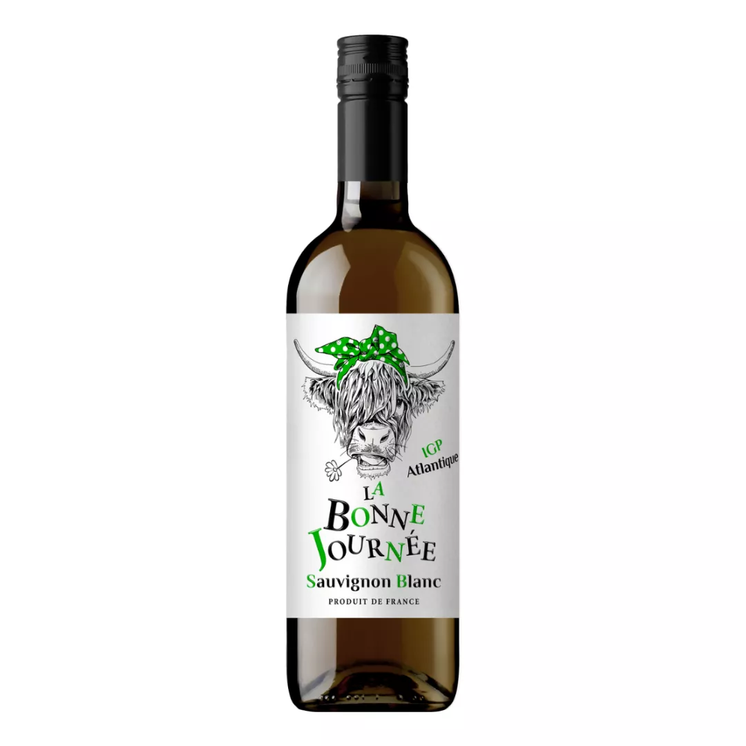 Вино La Bonne Journee Sauvignon IGP Atlantique сухое белое 0,75л 12%