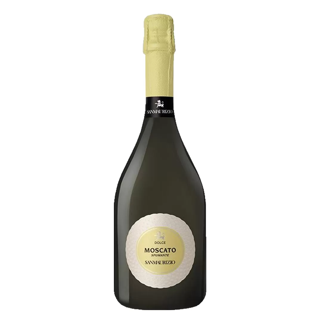 Вино игристое Sunmaurizio Moscato Dolce Vsq сладкое белое 0,75л 6,5%