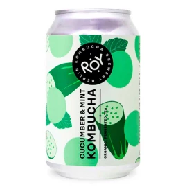 Комбуча Огурец и Мята органическая ROY Kombucha 330мл