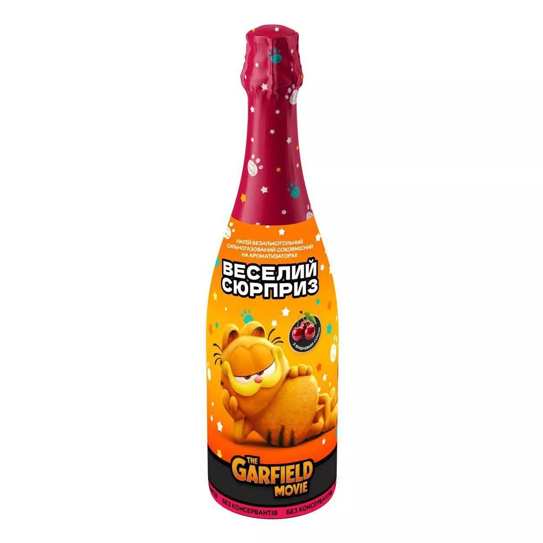 Шампанское детское Большой Сюрприз сокосодержащее 0,75л