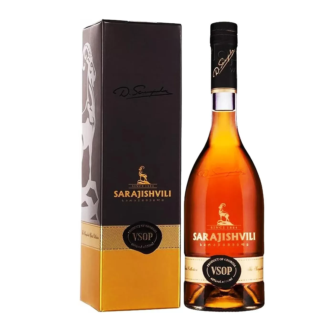 Коньяк грузинский Sarajishvili VSОР 0,5 л 40%