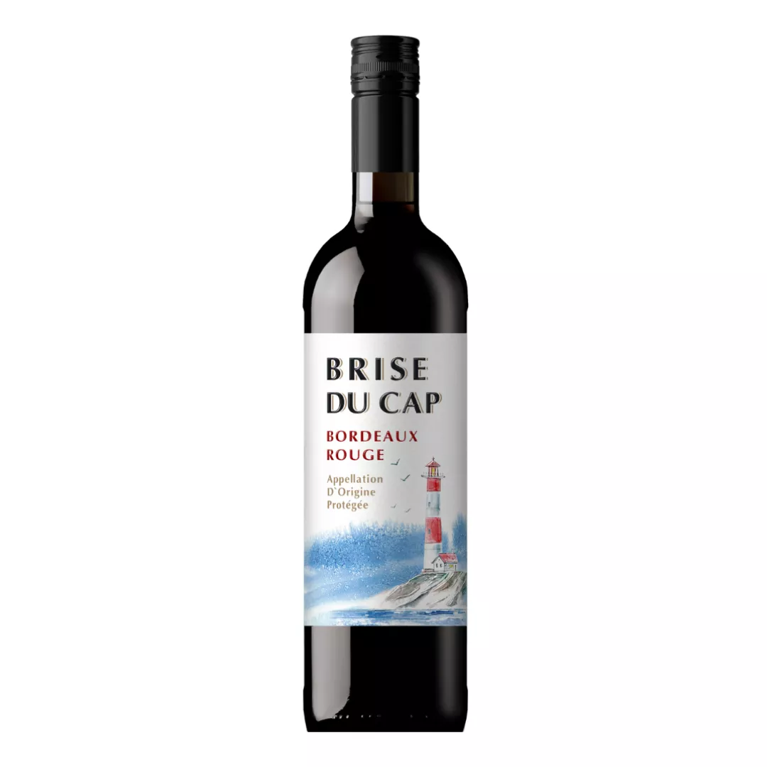 Вино Brise du Cap Bordeaux rouge AOC сухое красное 0,75л 13,5%