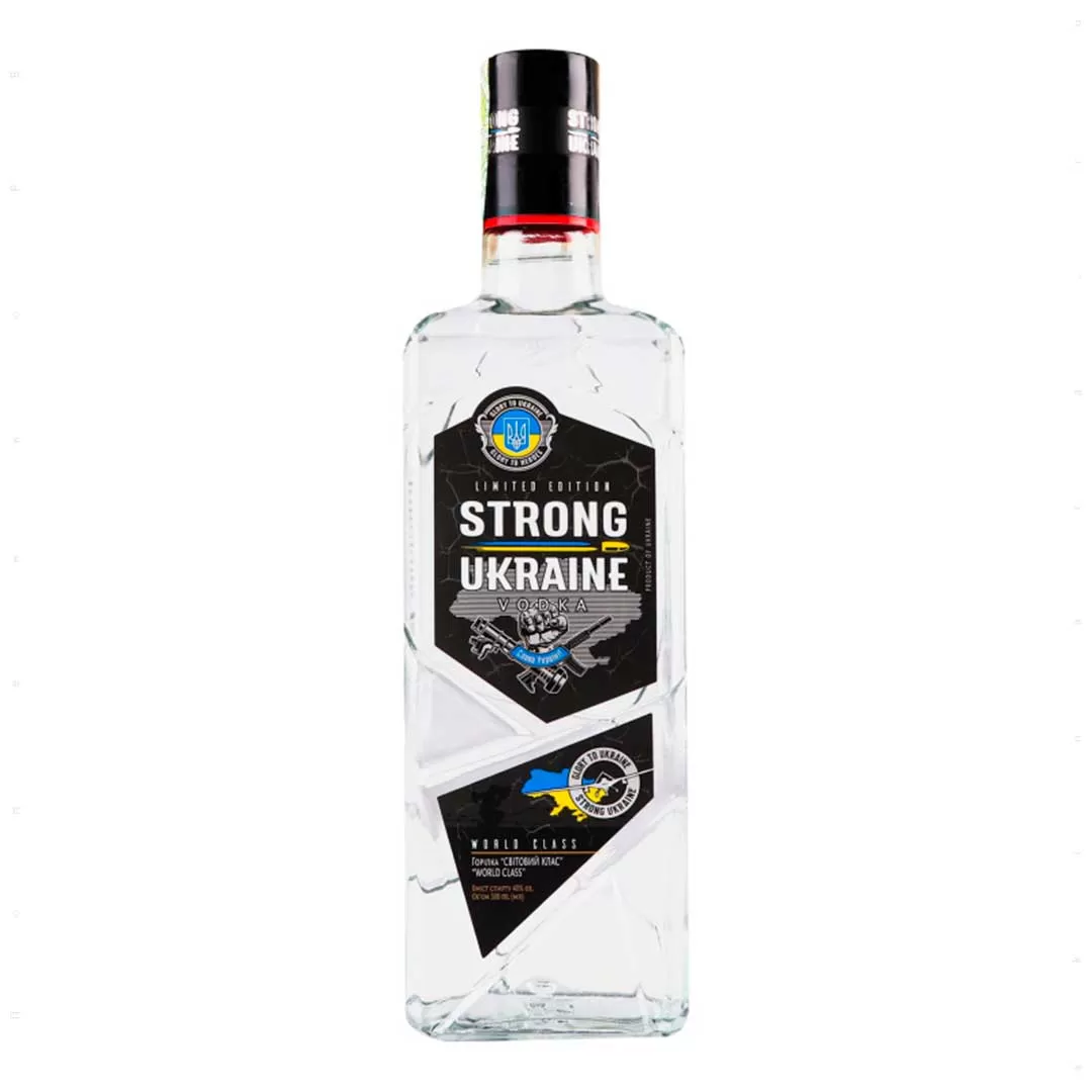 Водка World Сlass Strong Ukraine 0,5л 40%