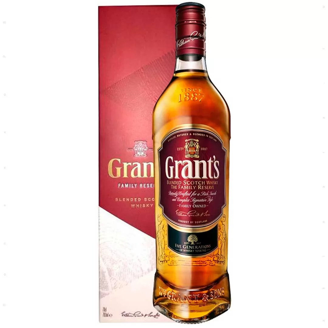 Виски бленд Grant's The Family Reserve 0,7л 40% в подарочной коробке