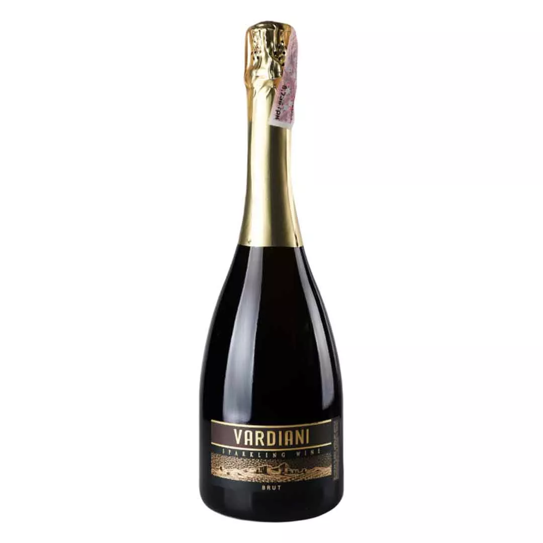 Вино игристое Vardiani Sparkling wine белое брют 0.75л 10-13,5%