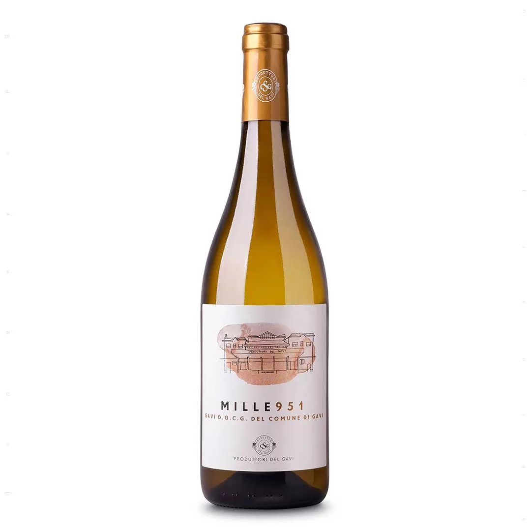 Вино Produttori Del Gavi Gavi del Comune di Gavi Mille 951 DOCG белое сухое 0,75л 11%