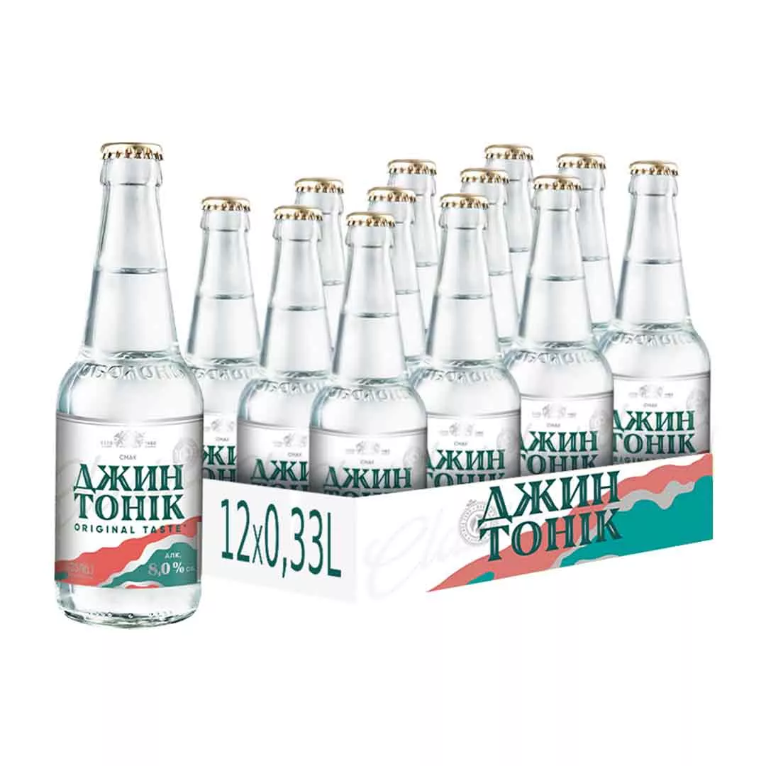 Напиток Оболонь Джин-Тоник 0,33л 8%