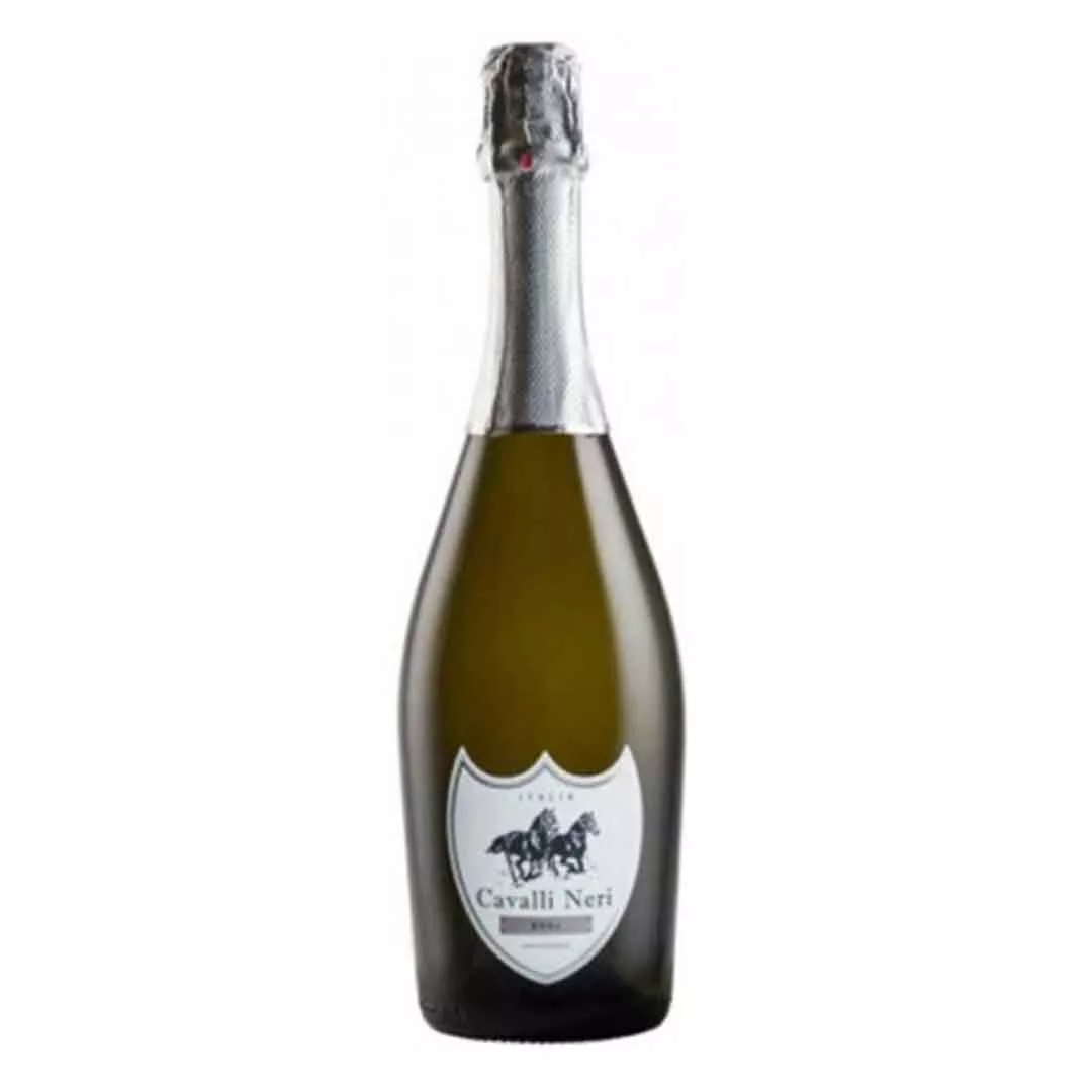 Вино игристое Cavalli Neri Bianco Spumante Brut белое брют 0,75л 10%