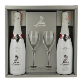 Набор из двух бутылок вин игристых белых брют Codorniu Anna Blanc de Blanc Brut 0,75л 11,5%