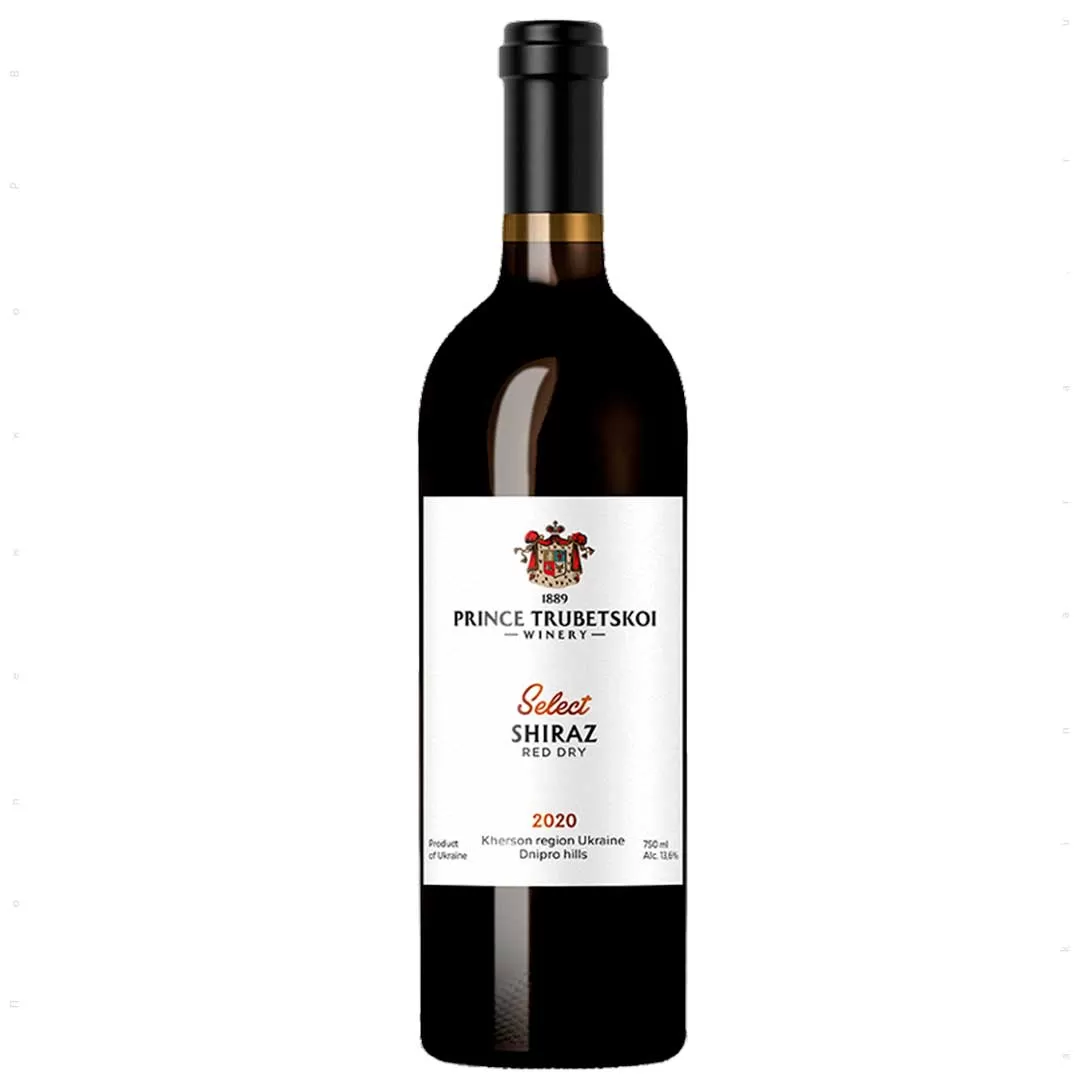 Вино Князь Трубецкой Select Shiraz красное сухое 0,75л 11-14%