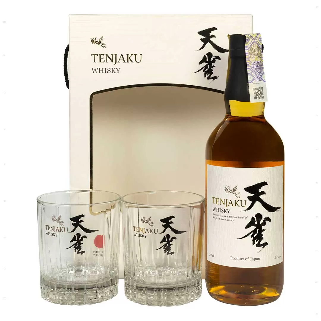 Виски Tenjaku 0,7 л 40% + 2 бокала