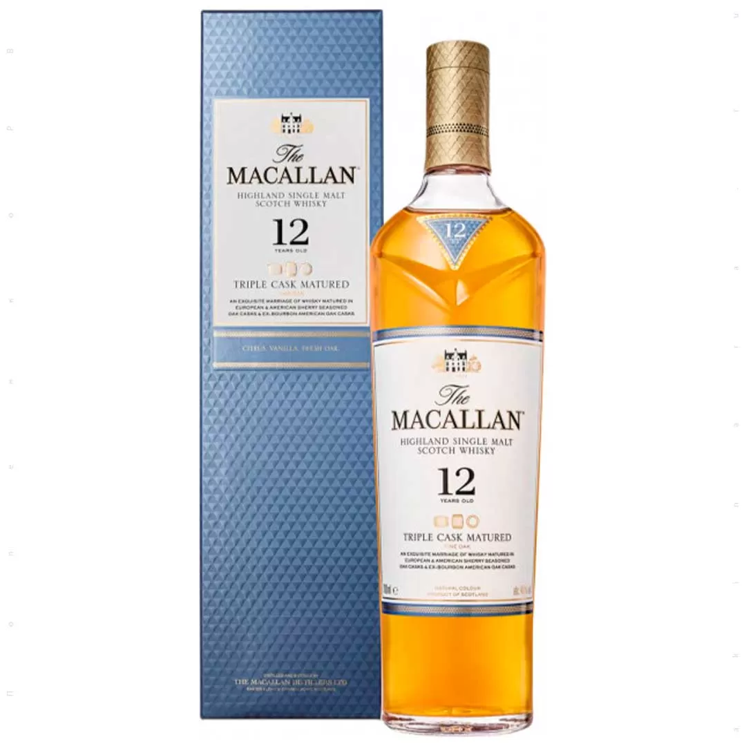 Виски The Macallan Triple Cask 12 лет выдержки 0,7л 40%