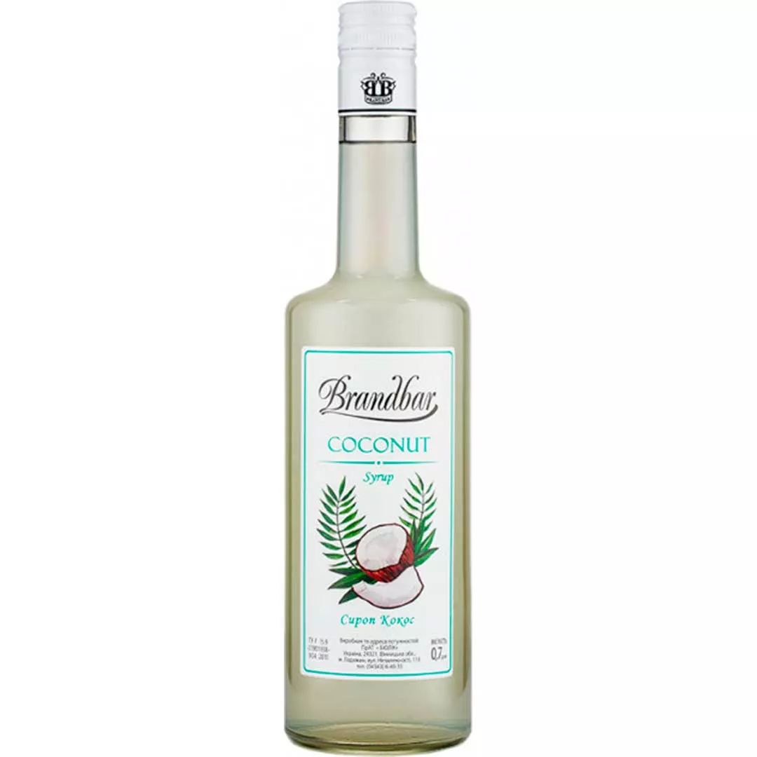 Сироп Brandbar Coconut Кокос 0,7л ПЕТ