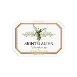 Вино Montes Alpha Chardonnay белое сухое 0,75л 13,5% купить