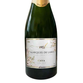 Вино игристое Marques de Lares CAVA Blanco Semi-Seco белое полусухое 0,75л 11,5% (0171) купить