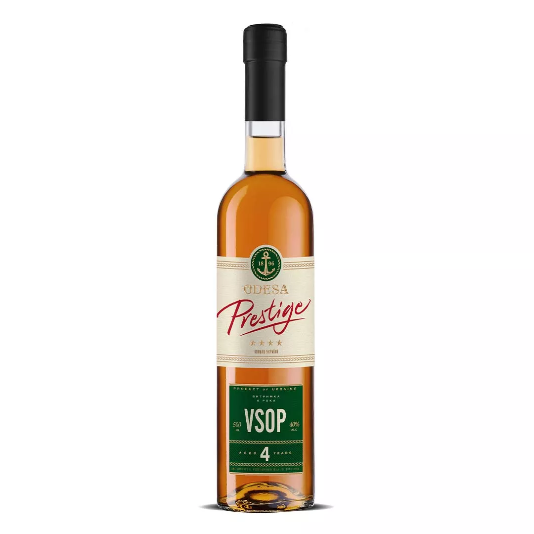 Бренди Odessa Prestige ординарный 4 года выдержки 0,5л 40%