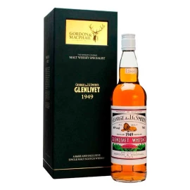 Виски односолодовый винтажный Smith's Glenlivet Rare Vintage Gordon & MacPhail 1949 подарочная коробка 0,7л 40%