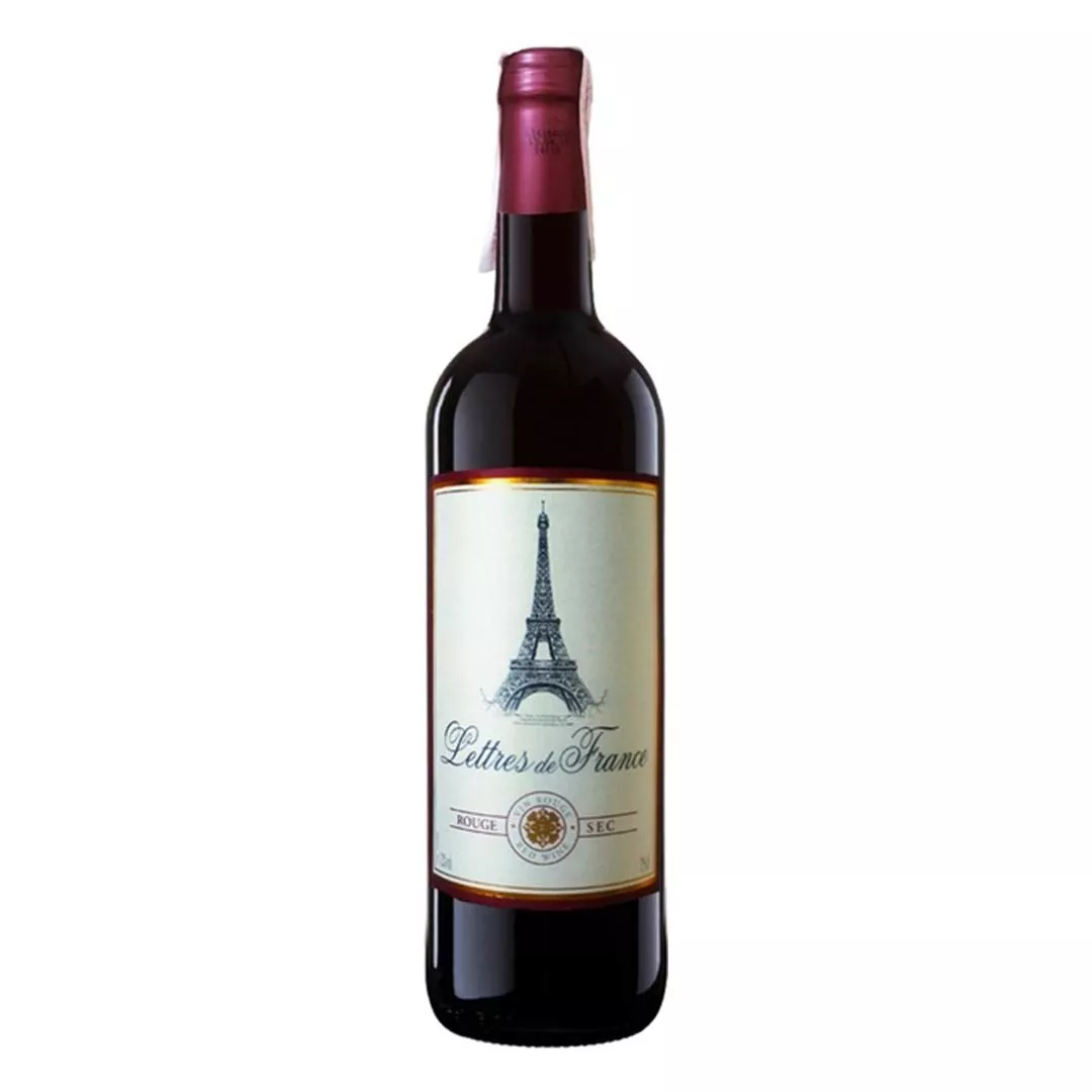 Вино Maison Bouey Lettres de France Rouge Sec червоне сухе 0,75л 12%