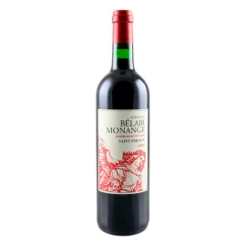 Вино Chateau Bel-Air Monange 2008 червоне сухе 0,75л 14%