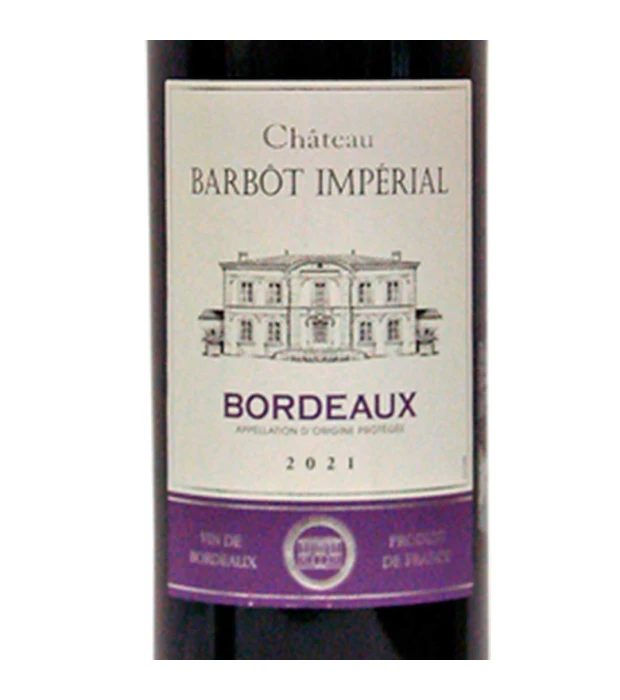 Вино Les Grands Chais de France Chateau Barbot Imperial красное сухое 0,75л 12,5% купить
