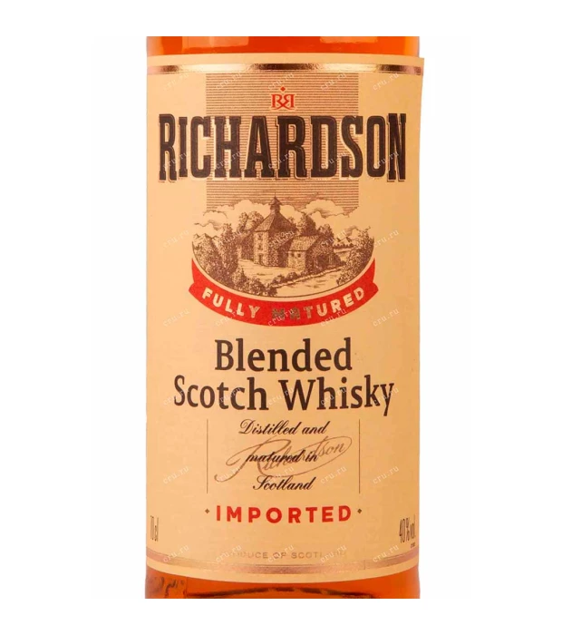 Виски Richardson 0,7л 40% купить