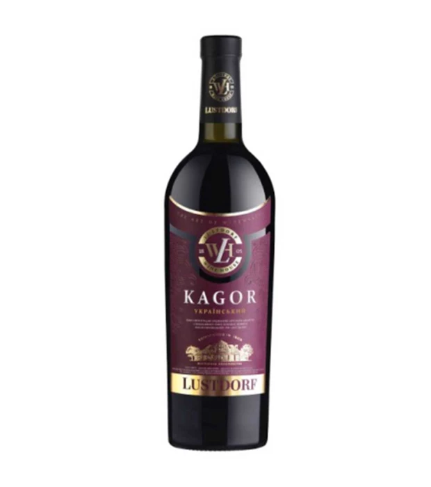 Вино Lustdorf Кагор красное крепленое десертное сладкое 0,75л 16%