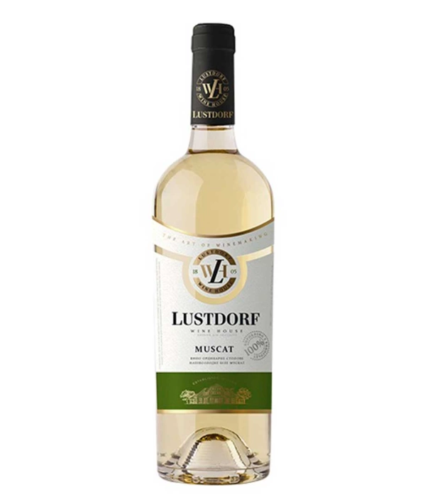 Вино Lustdorf Muscat біле напівсолодке 0,75л 9-13%